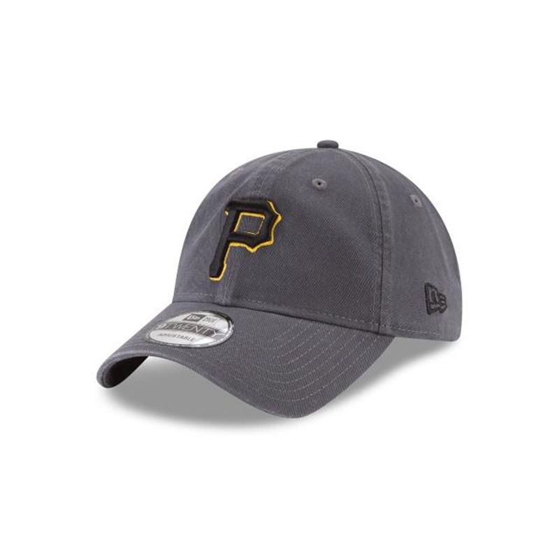 MLB Pittsburgh Pirates Core Classic 9Twenty Adjustable (MWQ6272) - Grey New Era Caps